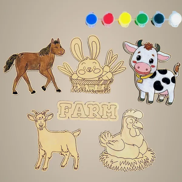 Beige_Wooden_Farm_Animal_Painting_Kit_Eco_Friendly_Mdf_Cutouts_Kids