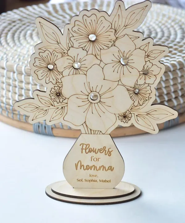 Beige_Americanelm_Wooden_Flower_Vase_Diy_Gift_Handmade_Craft_Projects_Diy_And_Craft