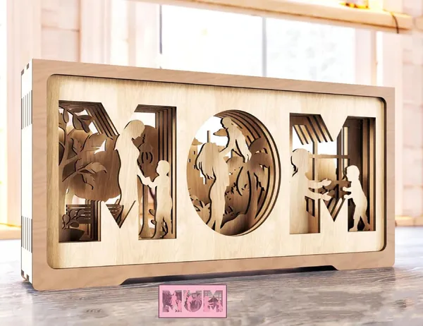Beige_D_Wooden_Mom_And_Son_Multilayer_Standing_Shadow_Box_Happy_Mother_S_Day_Gift_Diy_And_Craft