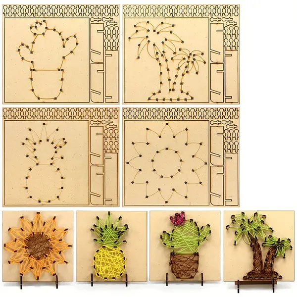 Beige_Summer_String_Art_Kits_Wooden_Boards_Diy_And_Craft