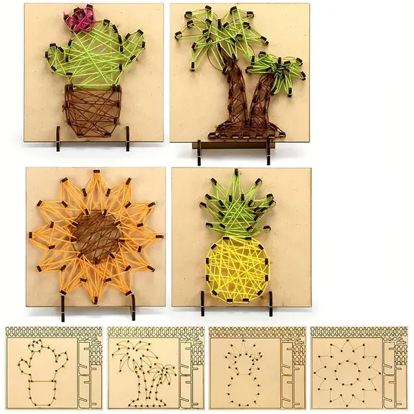 Beige_Summer_String_Art_Kits_Wooden_Boards_Diy_And_Craft