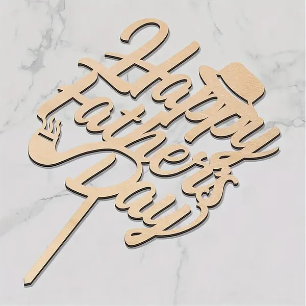 Beige_Happy_Father_S_Day_Cake_Topper_Wooden_X_Party_Decoration_Supplies_General