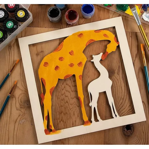 Beige_Mother_Baby_Giraffe_Wood_Cutouts_Unfinished_Mdf_Wall_Art_Baby