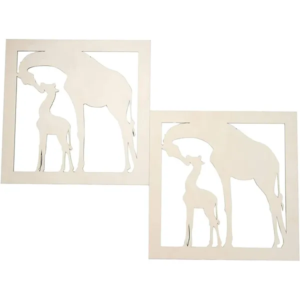 Beige_Mother_Baby_Giraffe_Wood_Cutouts_Unfinished_Mdf_Wall_Art_Baby