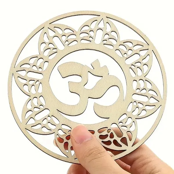 Beige_Wooden_Om_Symbol_Coasters_Rustic_Mdf_Table_Decor_Wall_Art_Diy_And_Craft