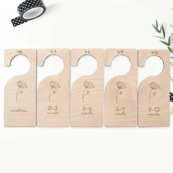 Beige_Pcs_Wooden_Cloths_Divider_Closet_Baby