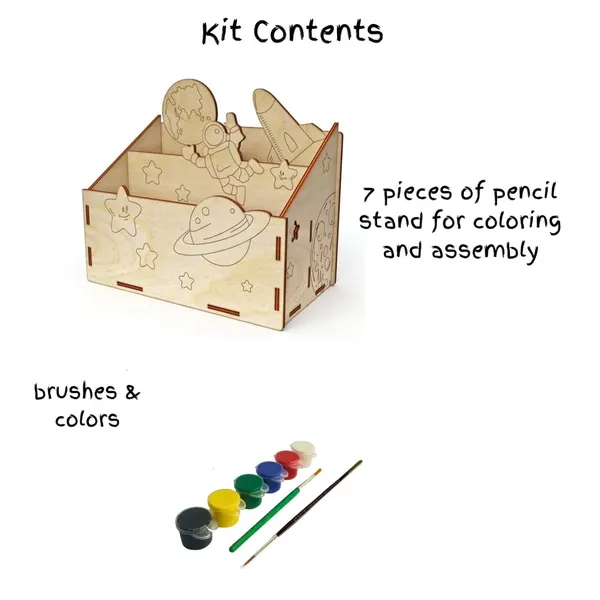 Beige_Wooden_Space_Themed_Pencil_Stand_Kids