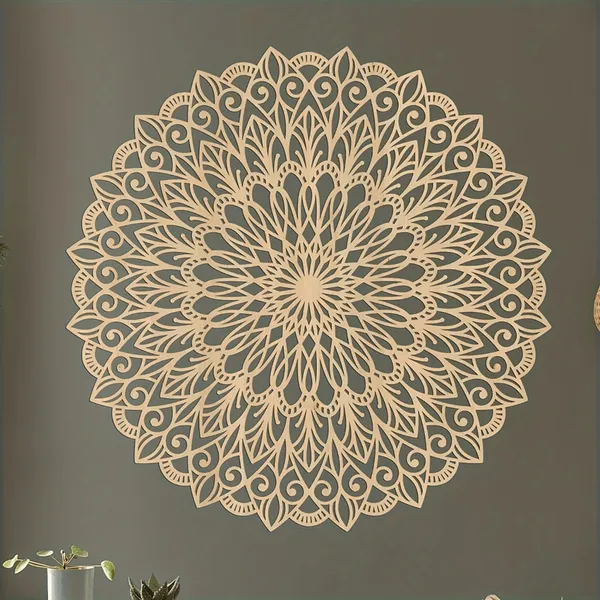 Beige_Mandala_Wall_Art_Decorative_Floral_Panel_Home_Decor