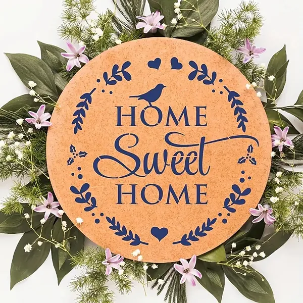 White_Home_Sweet_Home_Wall_Stencil_Reusable_Plastic_Painting_Template_Diy_And_Craft