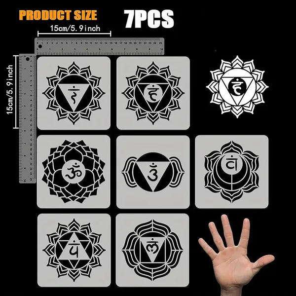 White_Chakra_Stencils_Diy_And_Craft