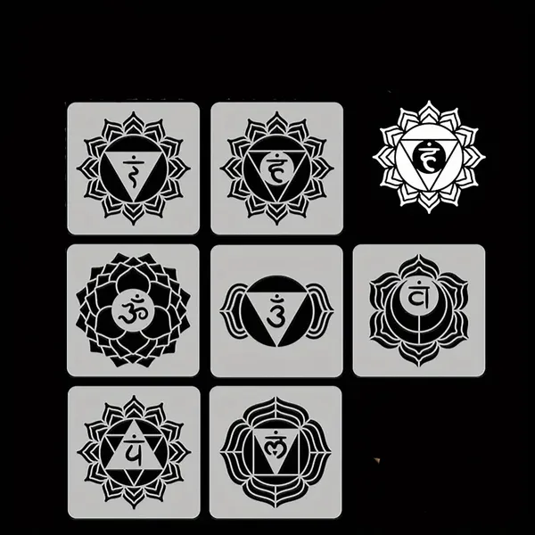 White_Chakra_Stencils_Diy_And_Craft