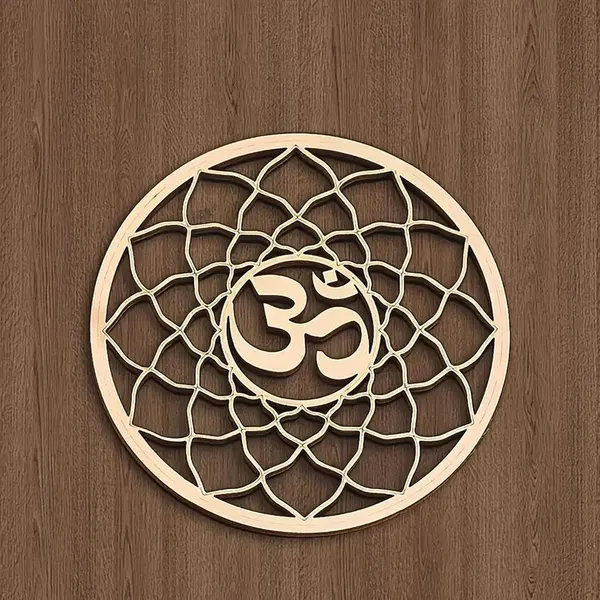 Beige_Sacred_Geometry_Om_Yoga_Meditation_Decor_Spiritual_Wiccan_Altar_Decoration_Pine_Mdf_Home_Decor
