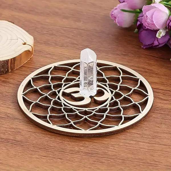 Beige_Sacred_Geometry_Om_Yoga_Meditation_Decor_Spiritual_Wiccan_Altar_Decoration_Pine_Mdf_Home_Decor