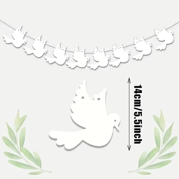 Grey_White_Dove_Garland_Home_Decor