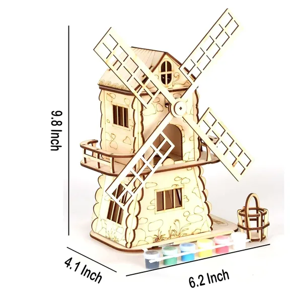Beige_Windmill_Model_Kit_Kids