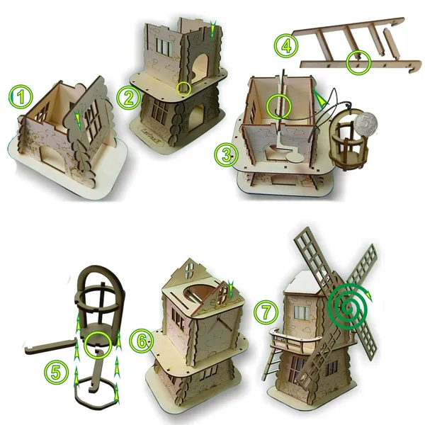 Beige_Windmill_Model_Kit_Kids