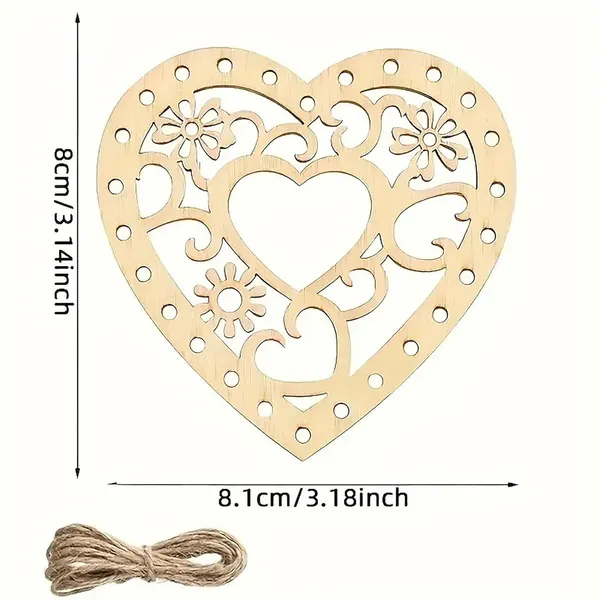 Beige_Wooden_Heart_Decorations_Diy_Painting_Craft_Kit_Diy_And_Craft