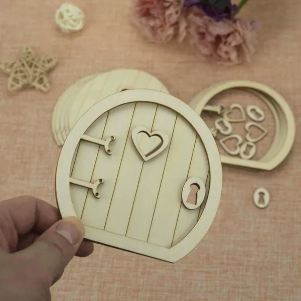 Beige_Piece_Mini_Door_Wood_Diy_Crafts_Cutouts_Wooden_Fairy_Door_Shaped_Embellishments_Gift_Ornaments_Diy_And_Craft