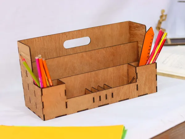 Beige_Modern_Wooden_Office_Desk_Organizer_Home_Decor