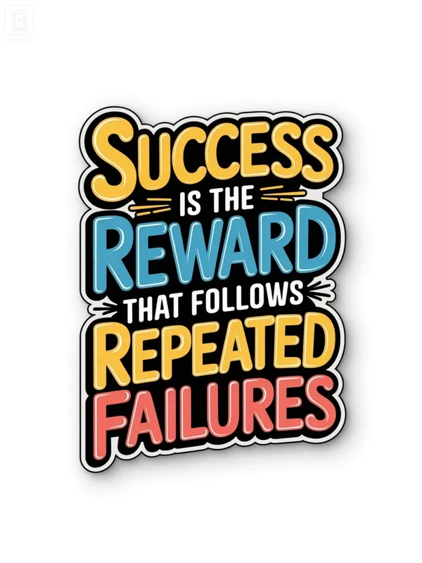 Multi_Colour_Motivational_Wall_Quote_Success_Is_The_Reward_That_Follows_Repeated_Failures_Mdf_Wall_Art_Home_Decor