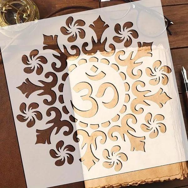 White_Om_Mandala_Stencil_Diy_And_Craft