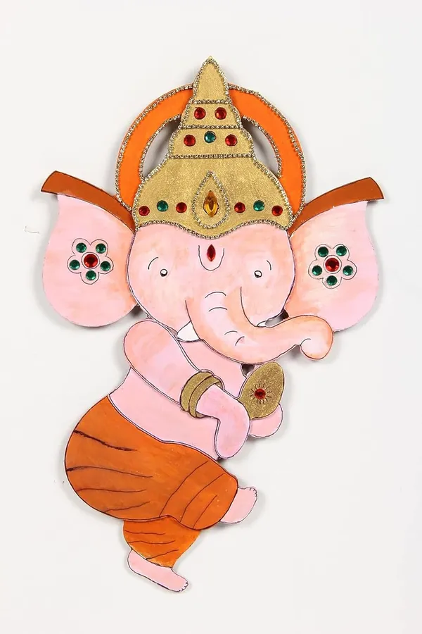 Beige_Little_Birdie_Dancing_Ganesha_Mdf_Cutout_Board_Diy_And_Craft