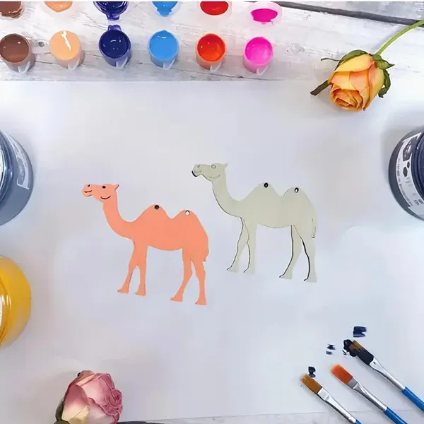 Beige_Premarked_Camel_Shape_Cutouts_Animal_Craft_Base_Kids