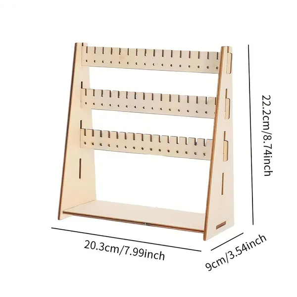Beige_Wooden_Jewelry_Display_Rack_X_Multi_Tier_Wall_Mounted_Earring_Holder_Stand_Home_Decor