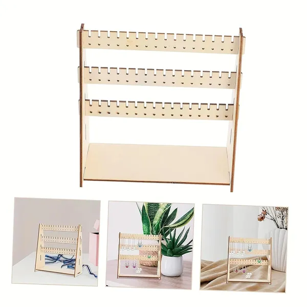 Beige_Wooden_Jewelry_Display_Rack_X_Multi_Tier_Wall_Mounted_Earring_Holder_Stand_Home_Decor