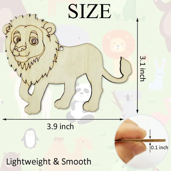Beige_Cliths_Unfinished_Lion_Wood_Cutouts_Diy_Crafts_Diy_And_Craft