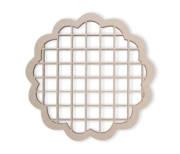 Beige_Wood_Round_Frame_Hatch_Lace_Home_Decor