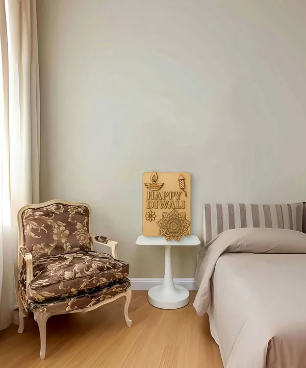 Beige_Happy_Diwali_Wooden_Engraved_Wall_Art_Cm_Mdf_Festival_Plaque_Diy_And_Craft