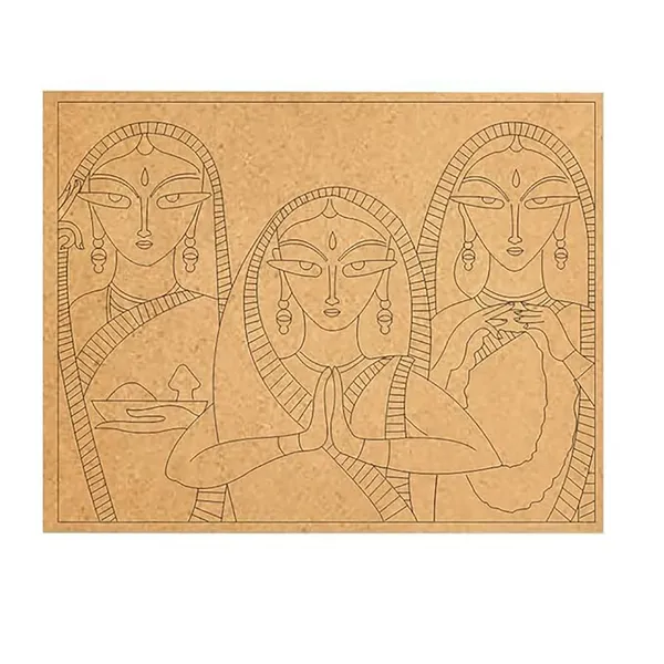Beige_Pre_Marked_Welcome_Women_Design_Mdf_Board_Wooden_Base_Home_Decor