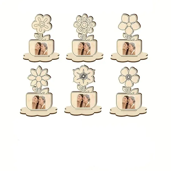 Beige_Wooden_Flower_Photo_Frame_Diy_Mdf_Picture_Holders_Kids