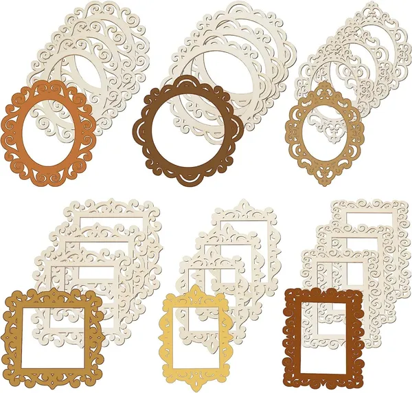 Beige_Wood_Frames_Diy_And_Craft