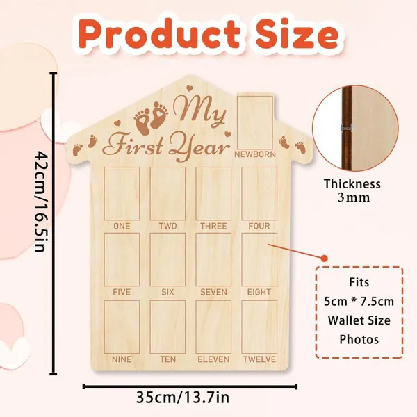 Beige_My_First_Year_Baby_Growth_Photo_Display_Wood_Board_Months_Newborn_Milestones_Picture_Frame_Baby