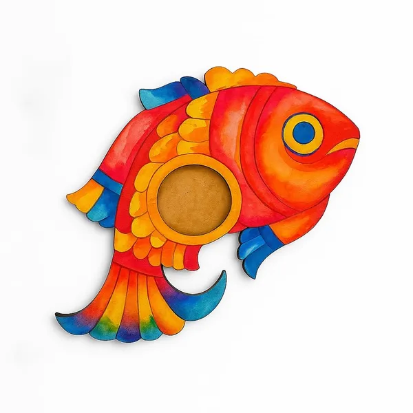 Beige_Fish_Design_Wooden_T_Light_Holder_Layer_Pine_Mdf_Cutout_Diy_And_Craft
