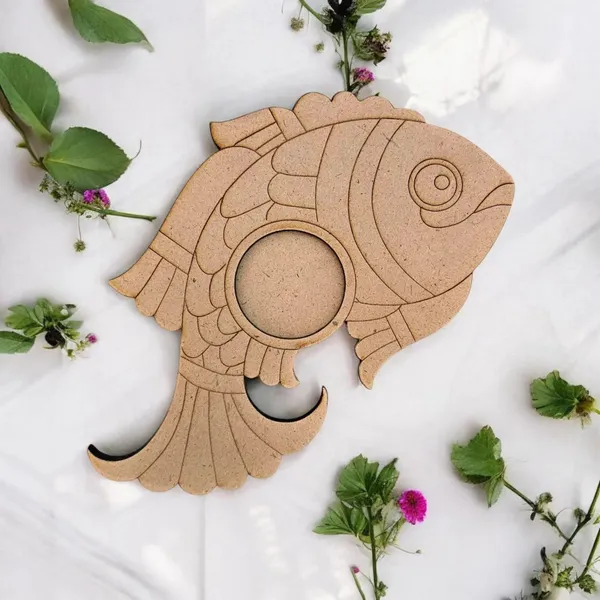 Beige_Fish_Design_Wooden_T_Light_Holder_Layer_Pine_Mdf_Cutout_Diy_And_Craft
