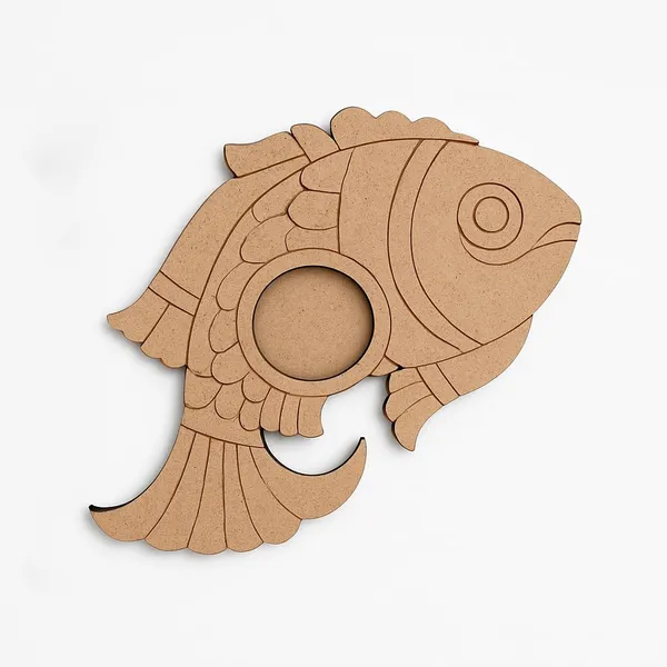 Beige_Fish_Design_Wooden_T_Light_Holder_Layer_Pine_Mdf_Cutout_Diy_And_Craft