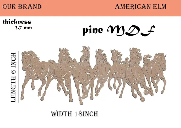 Beige_Running_Horse_Wall_Art_Cutout_Unfinished_Pine_Mdf_Wooden_Craft_Diy_And_Craft