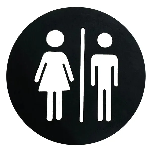 Multicolour_Toilet_Sign_Board_Wall_Art_Mdf_Plaque_Painted_Cutout_Ready_To_Hang_Home_Decor_Items_Decoration_Black_Home_Decor