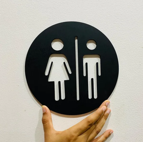 Multicolour_Toilet_Sign_Board_Wall_Art_Mdf_Plaque_Painted_Cutout_Ready_To_Hang_Home_Decor_Items_Decoration_Black_Home_Decor