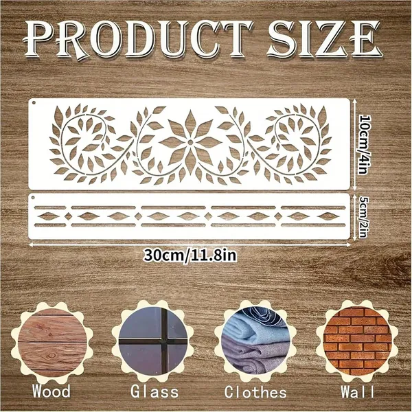 White_Border_Stencils_Home_Decor