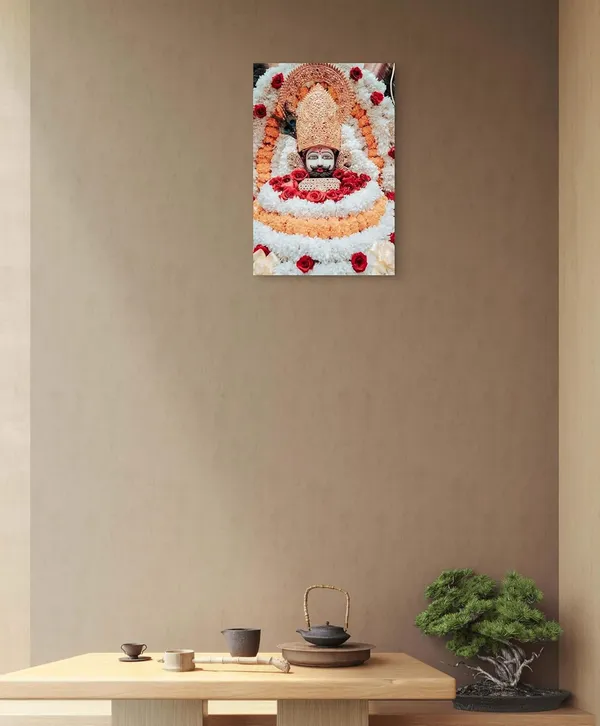 Multicolour_Khatu_Shyam_Wall_Art_Spiritual_Hindu_Metal_Print_Home_Decor