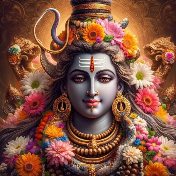 Multicolour_Shiva_Face_Wall_Art_Metal_Hd_Print_Home_Decor