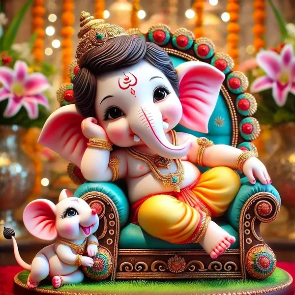 Multicolour_Lord_Ganesh_Wall_Art_Aluminum_Hindu_Decor_Home_Decor