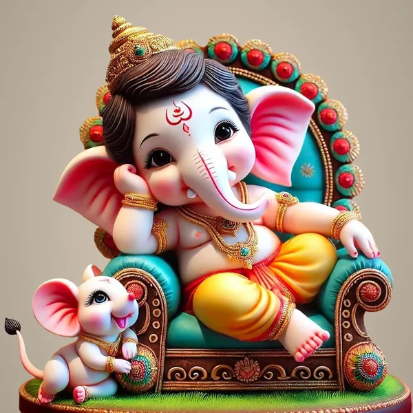 Multicolour_Lord_Ganesh_Wall_Art_Aluminum_Hindu_Decor_Home_Decor