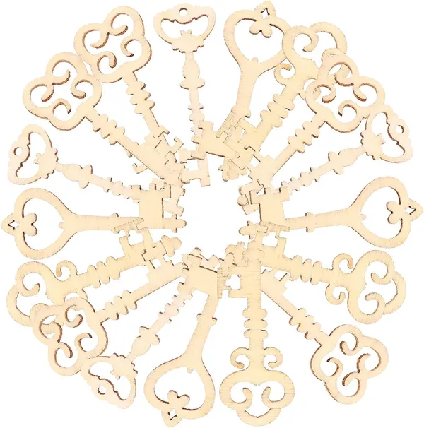 Beige_Wooden_Key_Shapes_Natural_Wood_Mini_Diy_Art_Craft_Embellishment_Keys_Cards_Bookmark_Scrapbooks_Diy_And_Craft