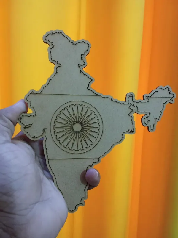 Beige_Wooden_Indian_Map_Flag_Cutout_Diy_And_Craft