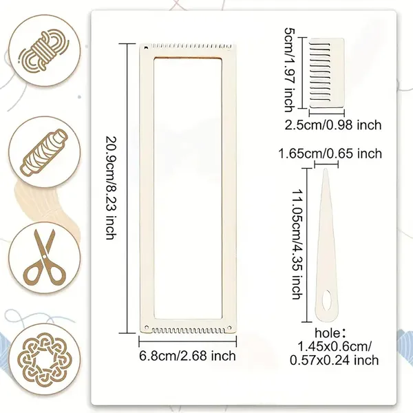 Beige_Mini_Wooden_Weaving_Loom_Kit_Diy_Yarn_Craft_Tool_Diy_And_Craft